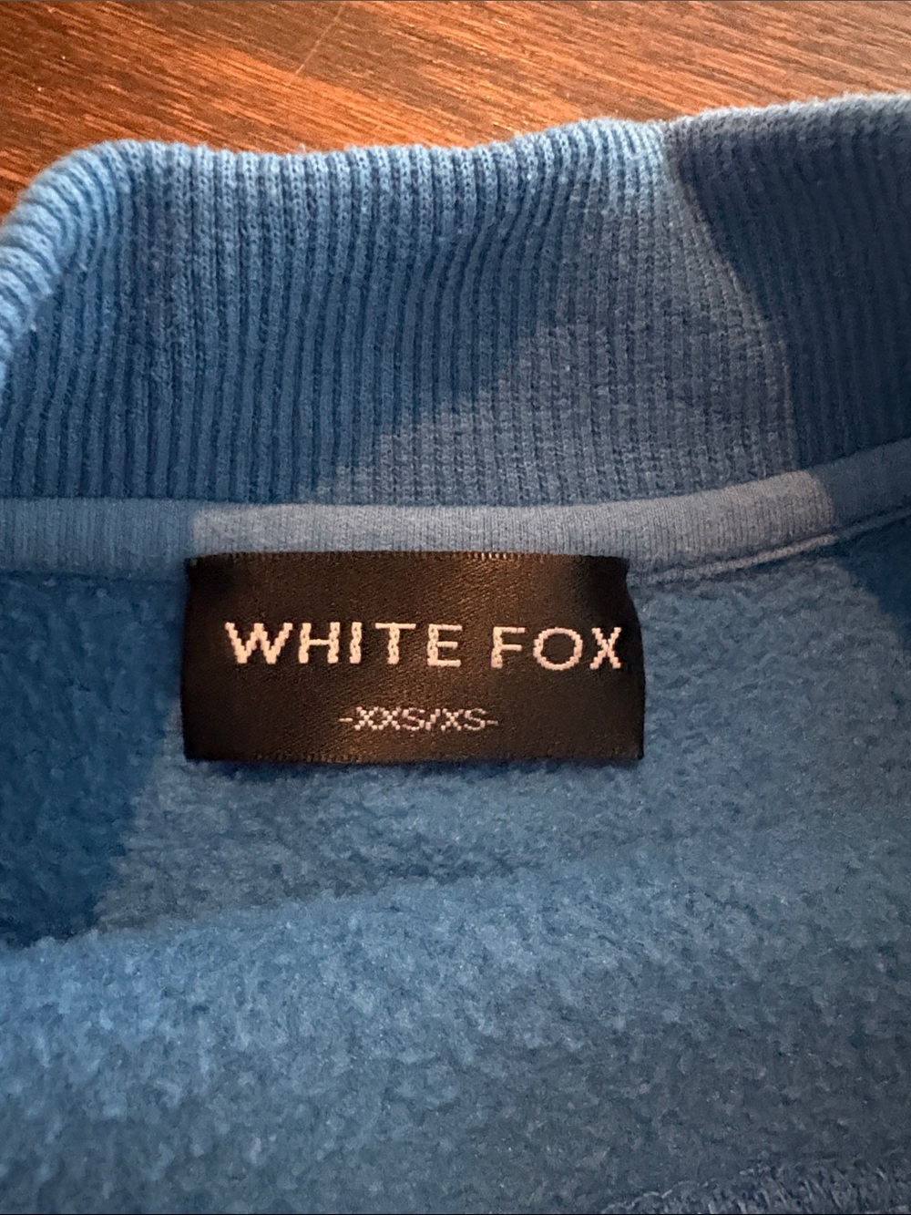 White Fox Boutique Blue 'WHITE FOX VOL.3' Crewneck Sweatshirt - Picture 2 of 2